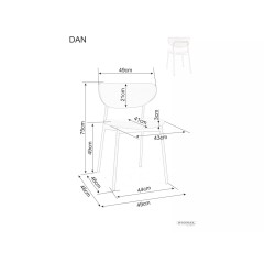 Krzesło Dan - DANMICP