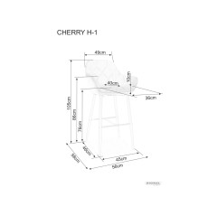 Hoker Cherry H-1 Velvet - CHERRYH1VCC