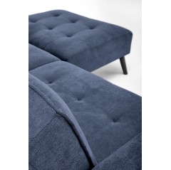 CORNELIUS sofa rozkładana z funkcją narożnika niebieska (1p1szt)