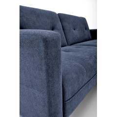 CORNELIUS sofa rozkładana z funkcją narożnika niebieska (1p1szt)