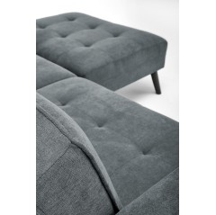 CORNELIUS sofa rozkładana z funkcją narożnika popiel (1p1szt)