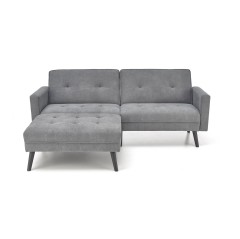 CORNER sofa rozkładana z funkcją narożnika popiel (2p1szt)