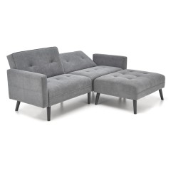 CORNER sofa rozkładana z funkcją narożnika popiel (2p1szt)