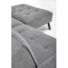 CORNER sofa rozkładana z funkcją narożnika popiel (2p1szt)